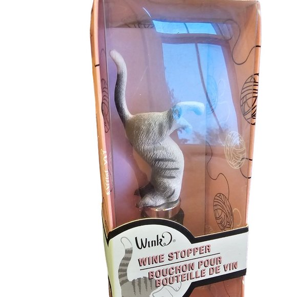 Wink Wine Stopper---For Cat Lovers!! - Picture 3 of 3